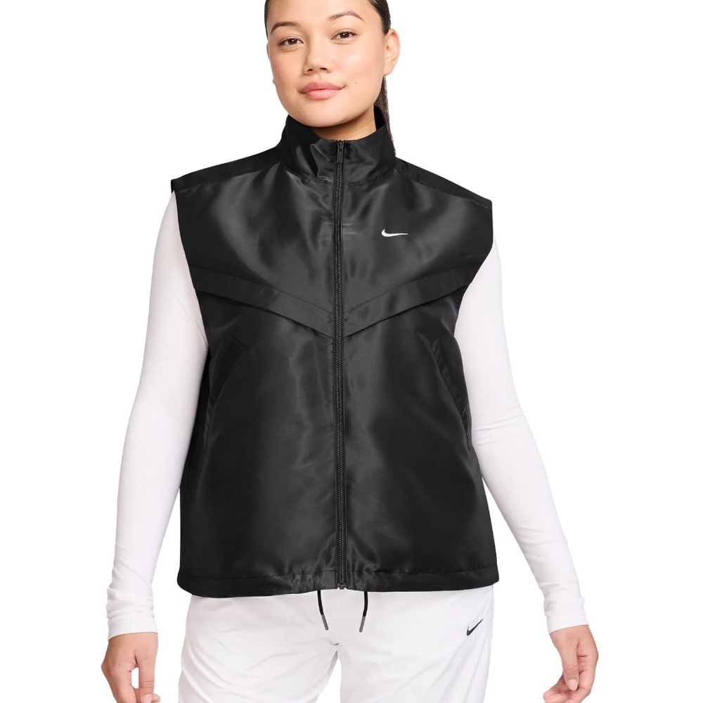 Nike Sportswear HV2472-010 Windrunner Shine Vest Black Oversized  Gorpcore XXL